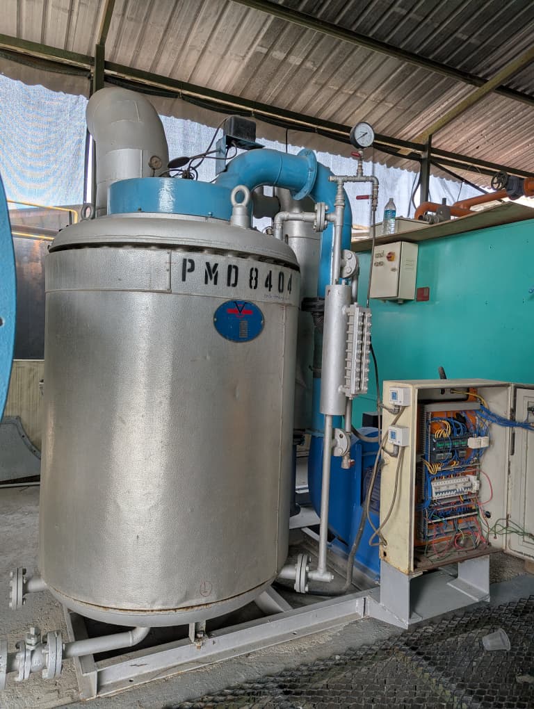 Vertical Boiler & Control Panel